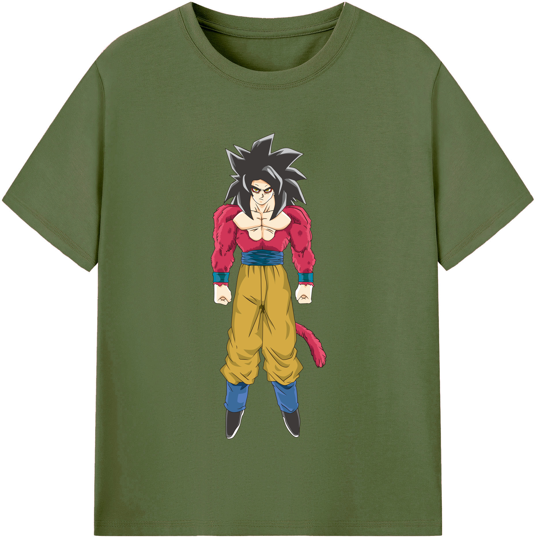 （画像用） ドラゴンボール 孫悟空（そん ごくう）Son Goku カカロット DRAGON BALL Kakarotto 綿100％半袖Tシャツ（フロントプリント）